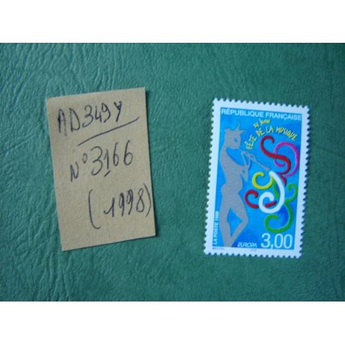 Ad 349 Y // Timbre France Neuf 1998 *N°3168 " Fête De La Musiquef