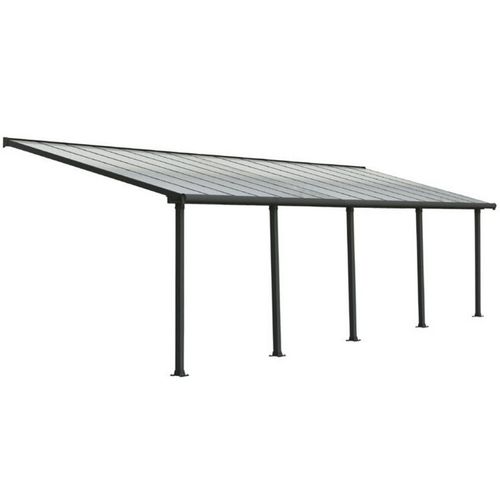 Palram - Pergola 27.3m² Gris Anthracite - 704358