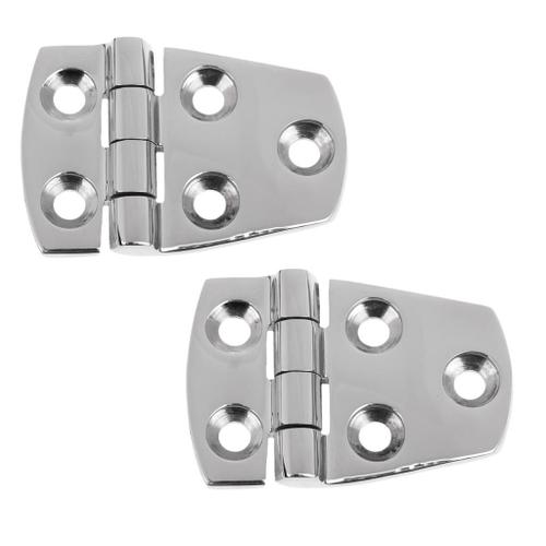 1 Paire Charnière Petit Côté Porte Bateau Acier Inoxydable 316 Argent 57* 38mm Magideal