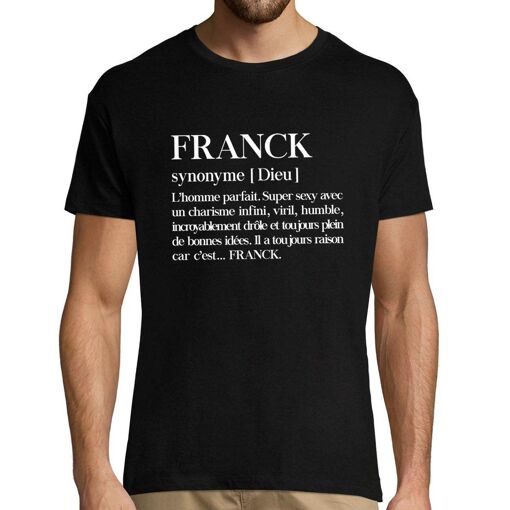 T Shirt Homme Franck Prenom Definition Rakuten T Shirt Homme Franck Prenom Definition Rakuten