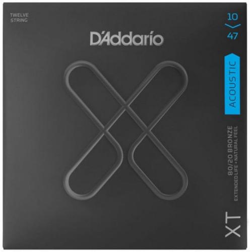 D'addario Xtapb1047-3p - 3 Jeux Guitare Acoustique Xt Phosphore Bronze 10-47