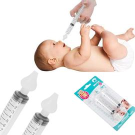 Generic Aspirateur nasal 2 pièces pour bébés, nettoyeur de nez en silicone,  seringues réutilisables - Prix pas cher