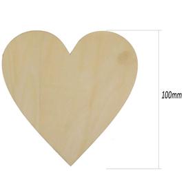 WINOMO Bois tranches disques 50mm coeur vide pour artisanat bricolage embellissements Pack de 25 couleur bois 