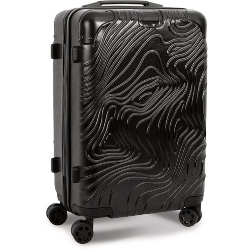 Valise cabine rigide trolley 4 roues - 50 litres - KI0838 - noir