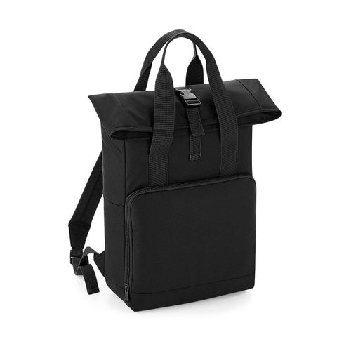 Sac à dos urbain rolltop et poignées - 14 litres - BG118 - noir