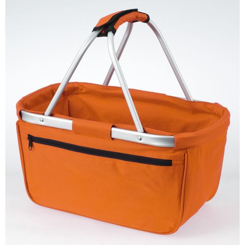 Panier pliable cabas courses shopping 1803939 orange