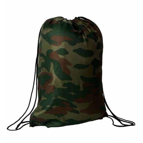 Sac à dos en toile à bretelles - 70600 - vert army camouflage
