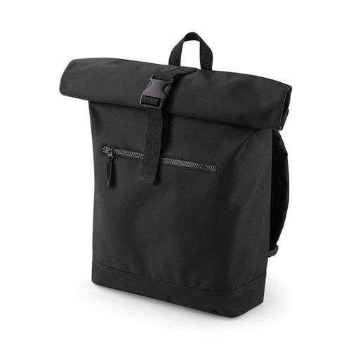 Sac ? dos roll-top 12L - compartiment ordinateur - BG855 - noir