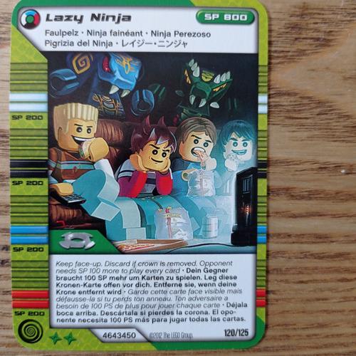 Carte Lego -Ninjago- Lazy Ninja 120/125