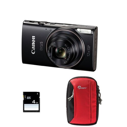 CANON Compact Ixus 285 HS Noir Garanti 2 ans + Sac et Carte SD 4 Go