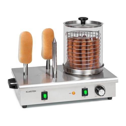 Klarstein Wurstfabrik Pro 600 Machine À Hot Dogs 600w - Capacité 5l - Verre & Inox