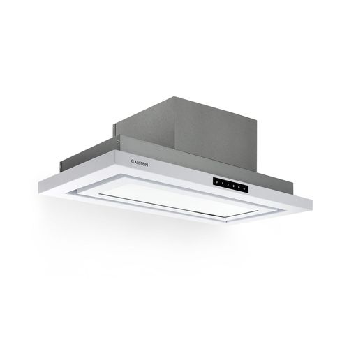 Klarstein Lumiera Hotte Aspirante Compacte 70cm - 750 M3/H - 3 Vitesses - Classe A - Blanc