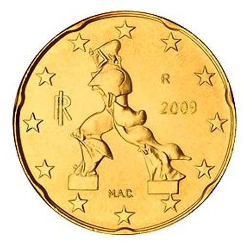 Italie, 20 Euro Cent, 2009,