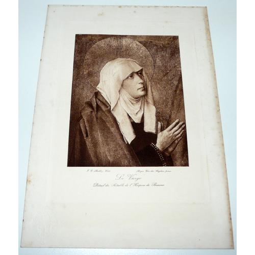 Roger Van Der Weyden, La Vierge, Détail Du Retable De L'hospice De Beaune