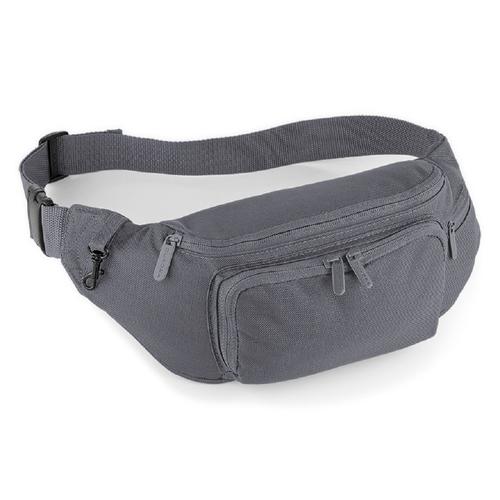 Sac banane - aspect textile - QD12 - gris