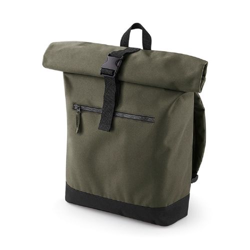 Sac ? dos roll-top 12L - compartiment ordinateur - BG855 - vert militaire