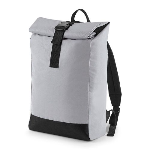 Sac à dos roll top réfléchissant - BG138 - gris