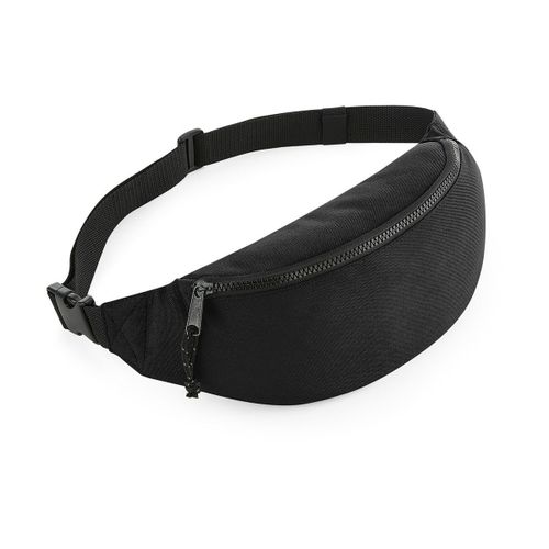Sac banane en polyester recyclé - BG282 - noir