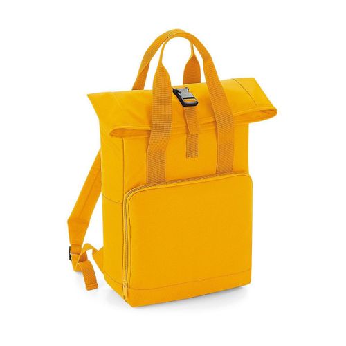 Sac à dos urbain rolltop et poignées - 14 litres - BG118 - jaune moutarde