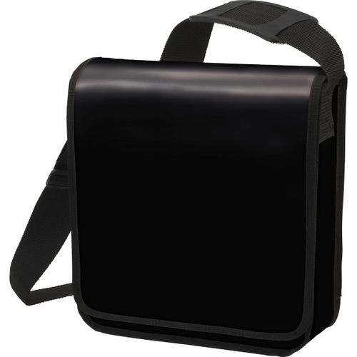 Sacoche bandouli?re verticale porte documents - 1803928 - noir mat