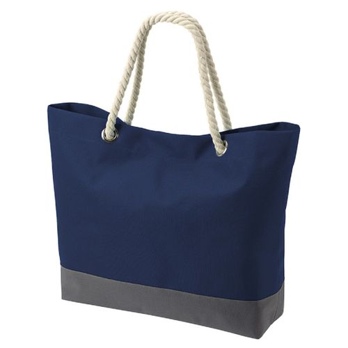 Sac shopping - sac de plage anses cordes - 1807785 - bleu marine