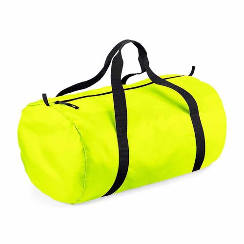 Sac de voyage toile ultra léger pliant - BG150 jaune fluo - Packaway Barrel Bag