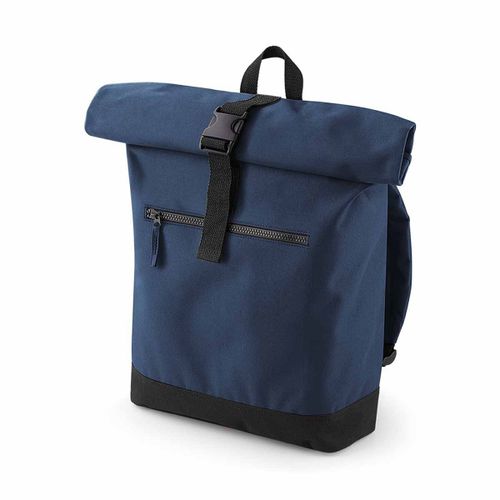 Sac ? dos roll-top 12L - compartiment ordinateur - BG855 - bleu marine