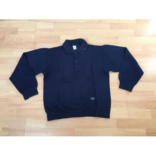 Polo Manches Longues Bleu - Lee Cooper - S