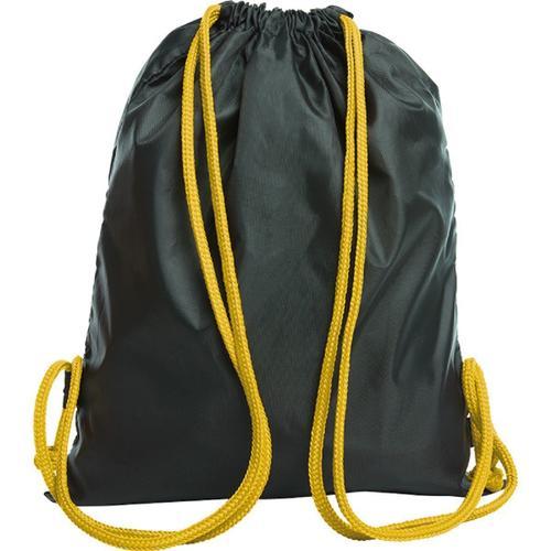 Petit sac à dos baluchon - 1813051 - noir et jaune