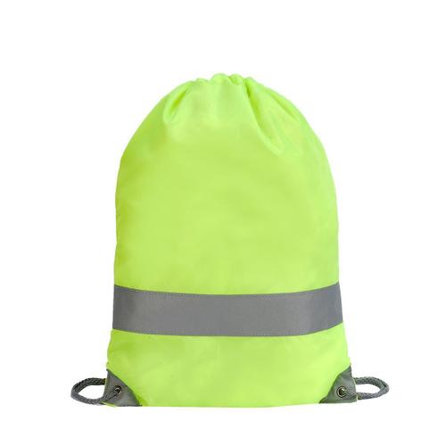 Sac à dos sécurité en toile 5892 - jaune fluo