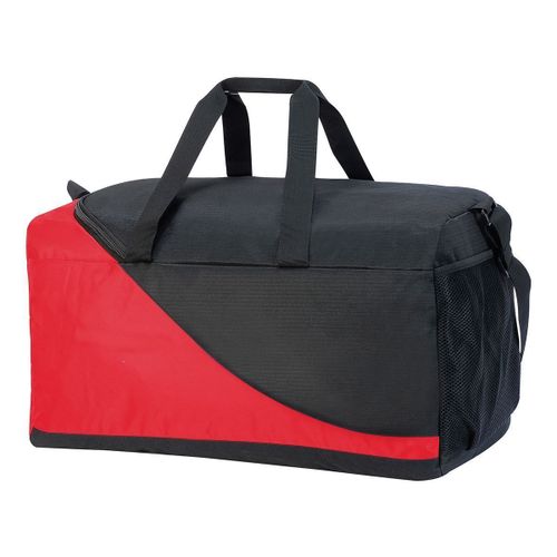 Sac de sport - sac de voyage - 43L - 2477 - noir et rouge