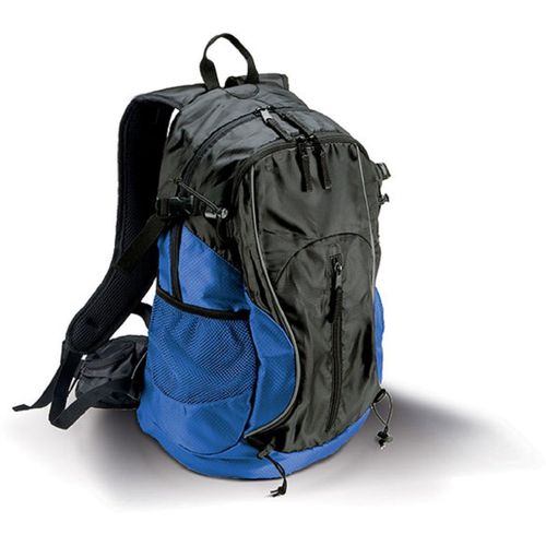 Sac à dos multisports - KI0110 - noir et bleu roi