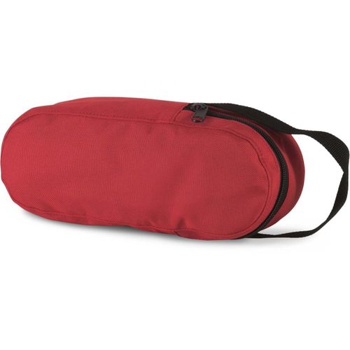 Sacoche à poignée pour 3 boules de pétanques - KI0344 - rouge