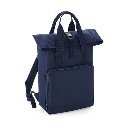 Sac à dos urbain rolltop et poignées - 14 litres - BG118 - bleu marine