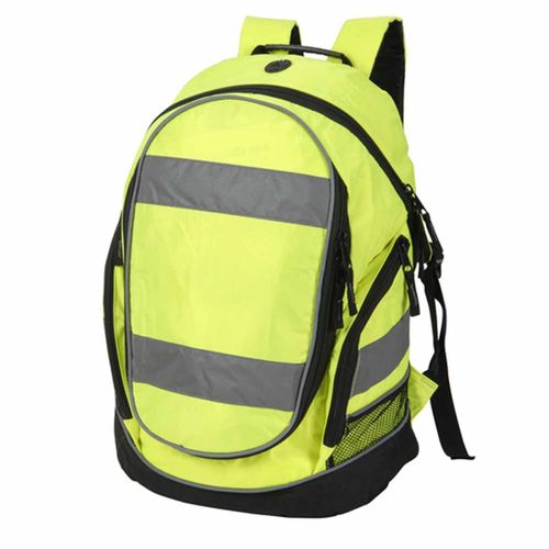 Sac à dos haute visibilité - sécurité SH8001 - jaune fluo