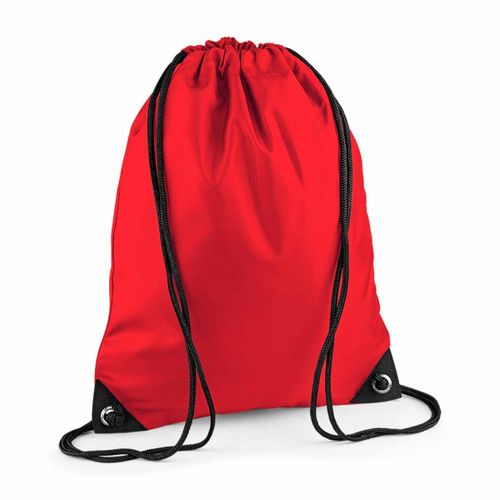 Sac à dos en toile à bretelles - BG10 - rouge bright