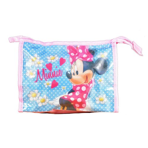 Sac à Dos (Bagages, Sacs, cartables, Trousses,Parapluie.) MINNIE Fantaisie Trousse Qe4683 Bleu 22x17x7cm