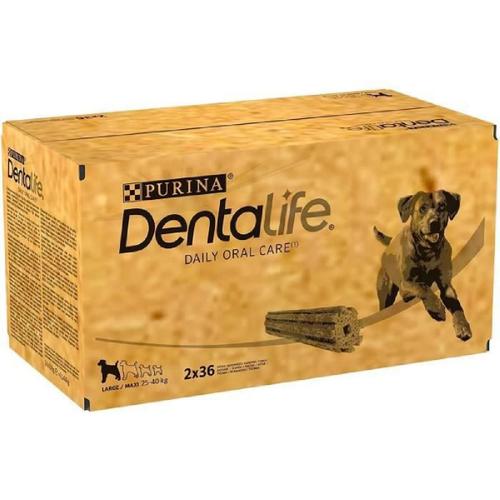 Dentalife - Bâtonnet À Mâcher Pour Chien De Grande Taille 25-40 Kg - Multipack 72 Bâtonnets - 2 X 1272 G