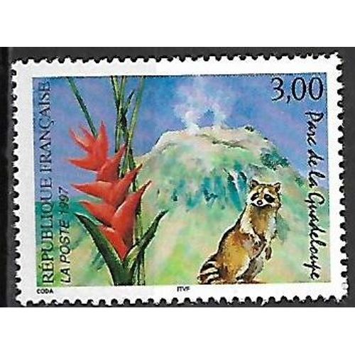 Timbre France 1997 Neuf** 3055 - Nature De France - Parc De La Guadeloupe