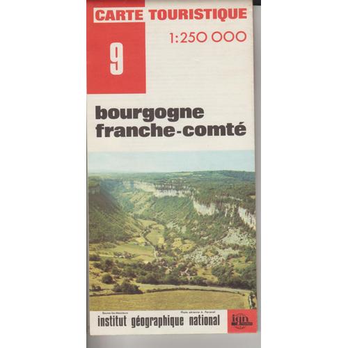 Carte Ign 1:250000 Bourgogne Franche Comté 9
