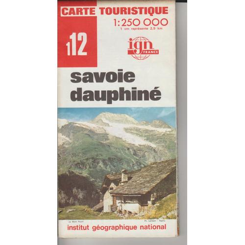 Carte Ign 1:250000 Savoie Dauphiné 112