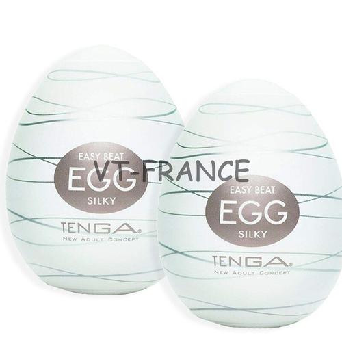 Masturbateur Homme Sextoy Tenga Egg Le Meilleur, Couleur: Silky 2pcs