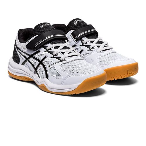 Asics Garçons Upcourt Ps Chaussures De Sport En Salles Basketss Noir Blanc