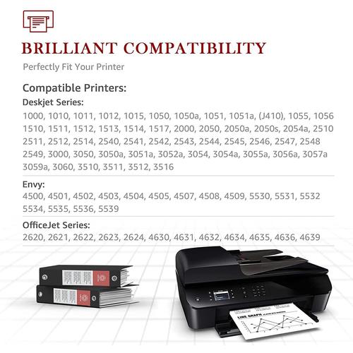 Cartouches compatible HP 301 XL noir / tri-couleur avec HP Envy