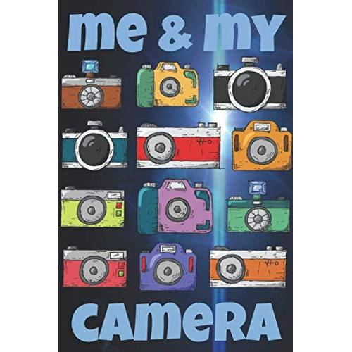 Me & My Camera! Grid And Lined Journal A5 With Alphabetical Index + 5 Year Calendar Overview 2021-2025 + Numbered 172 Pages: Smart All-Purpose Squared Ruled Notebook With Private Contact Pages. A Gift