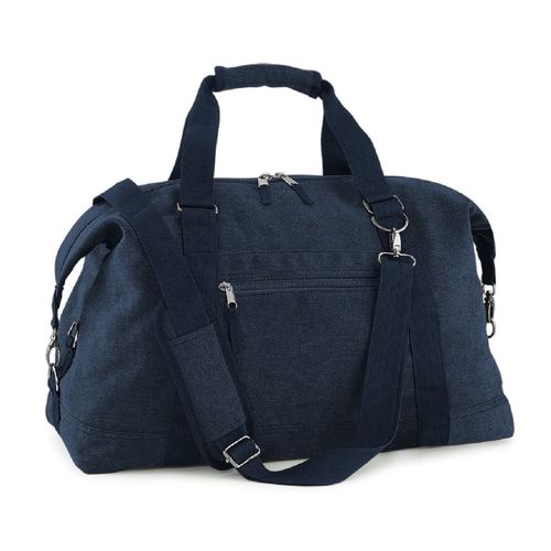 Sac de voyage en toile vintage canvas weekender - BG650 - bleu