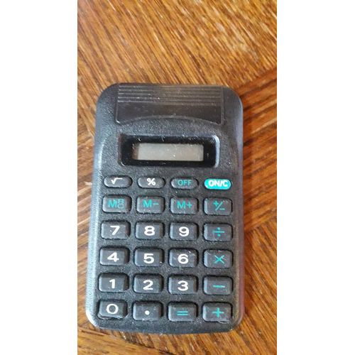 Calculatrice de poche 5 opérations
