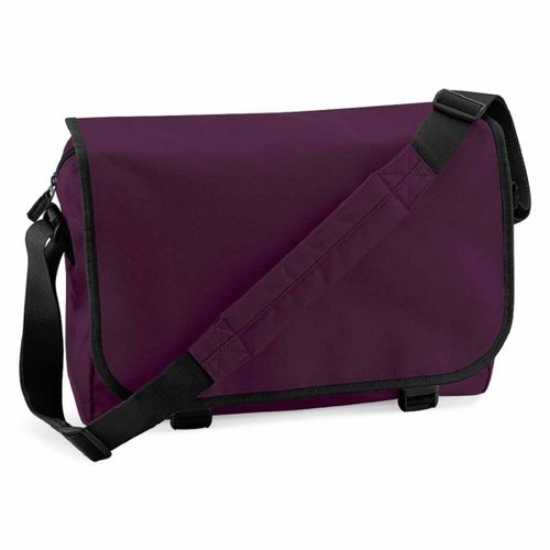 Sac bandoulière sacoche porte documents - BG21 - rouge bordeau