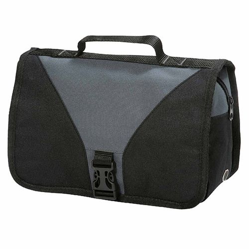 Trousse de toilette avec crochet - 4476 - Gris fonc?