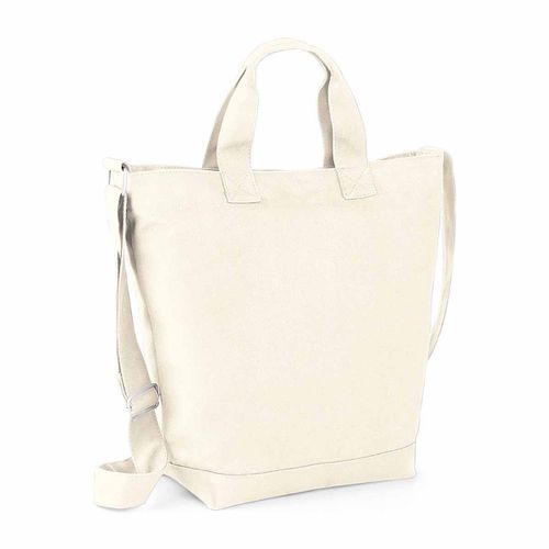 Sac toile en coton - shopping - plage - BG673 - beige